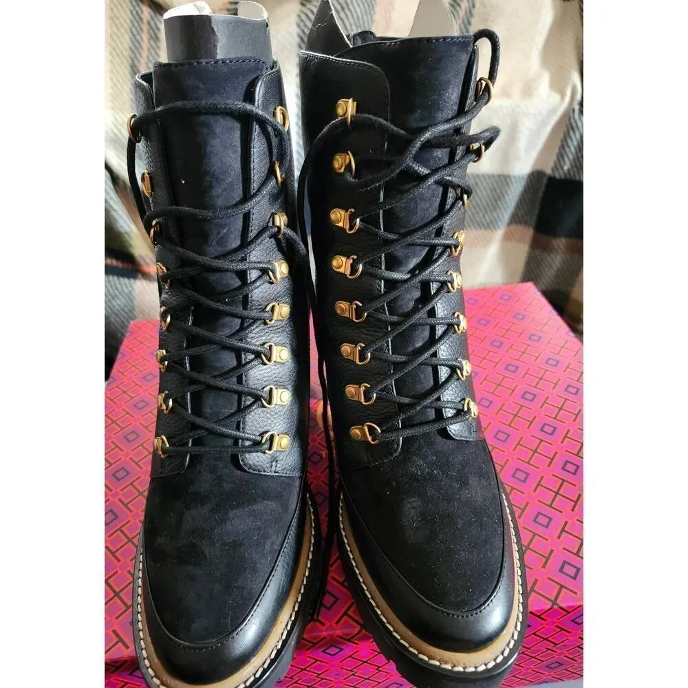 Tory Burch Miller NWT Sole Bootie. These stylish boots feature a blend of leathe